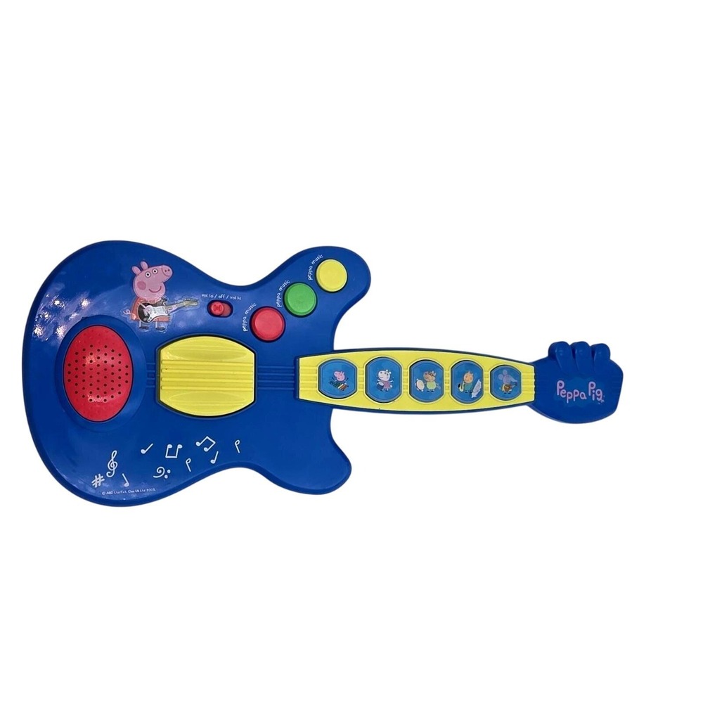 2003 Peppa Pig Guitar Kids‎ Musical Fun Stuff Educational Songs Tested Working